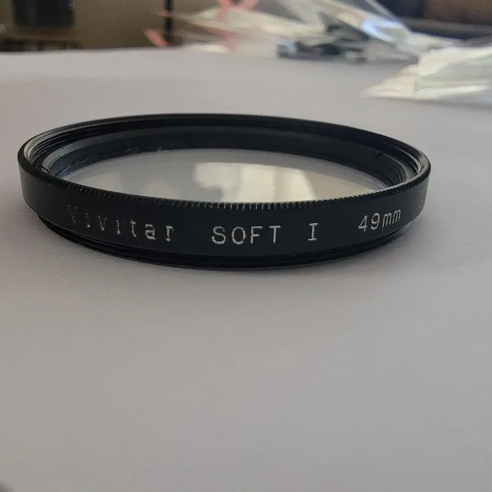 Vivitar Soft I 49mm Black Soft Focus Lens Filter Non-Reflex Portrait Photo